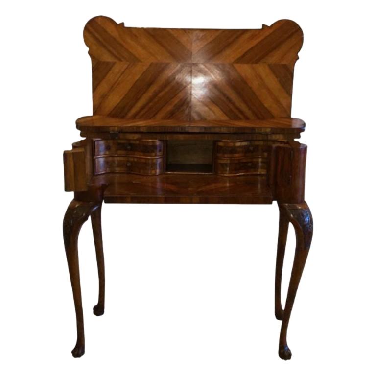 Magnificent Italian Modena Console Table, Card Table, Desk, circa 1750