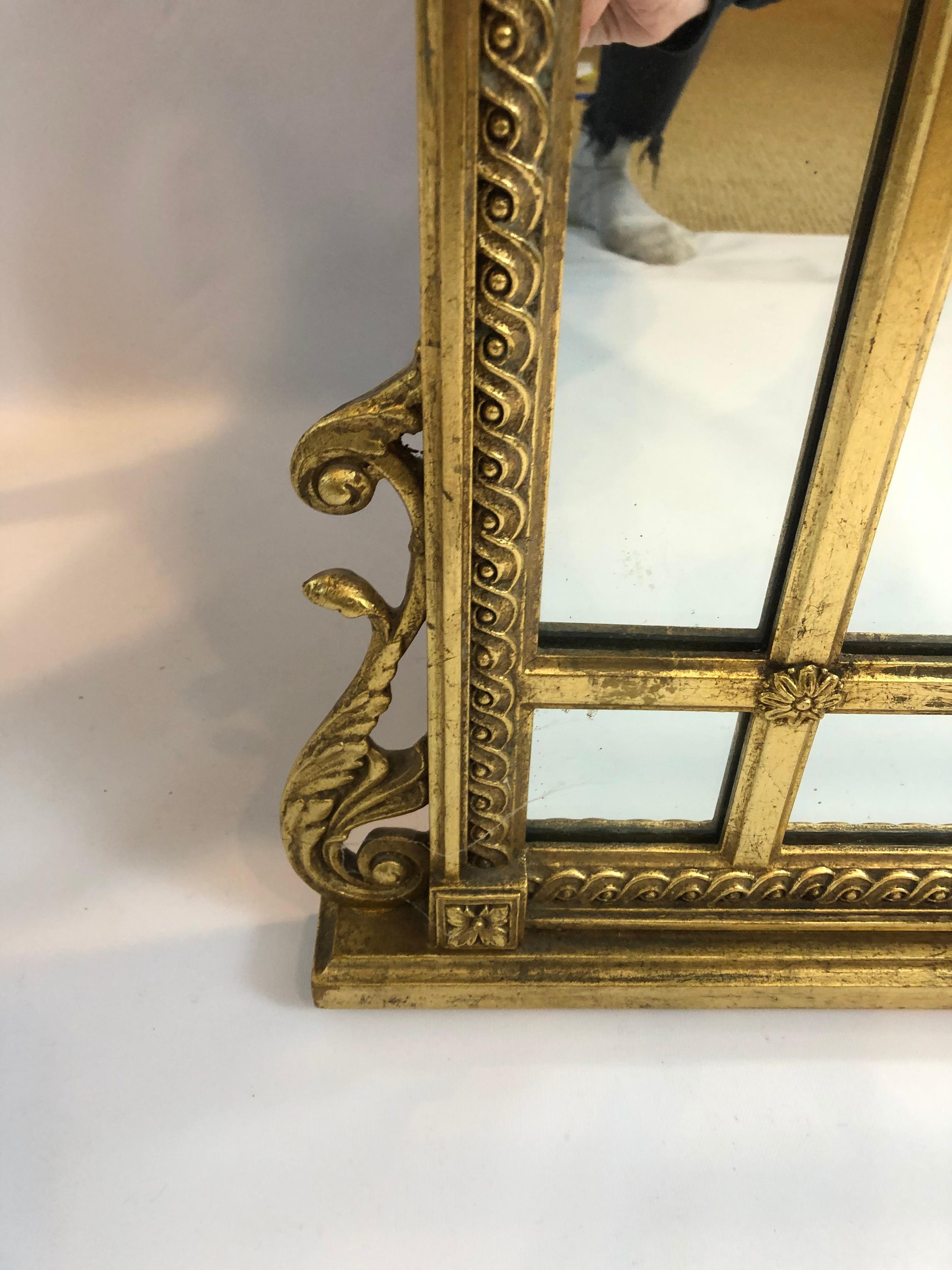 Magnificent Italian Regency Style Mirror with Figural Cameo 2
