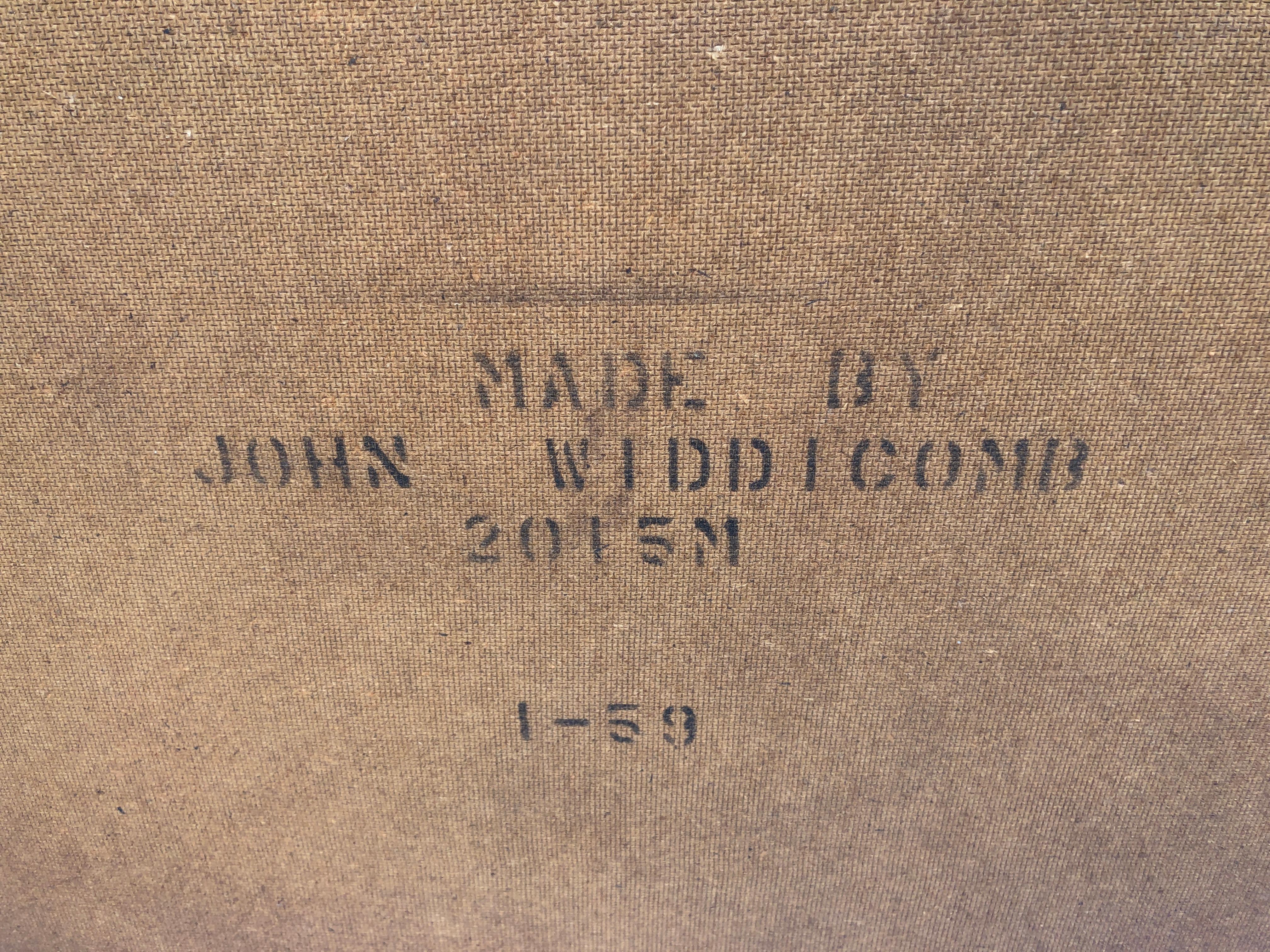 Prächtiger John Widdicomb-Wandspiegel aus Messing, Mid-Century Modern im Angebot 5