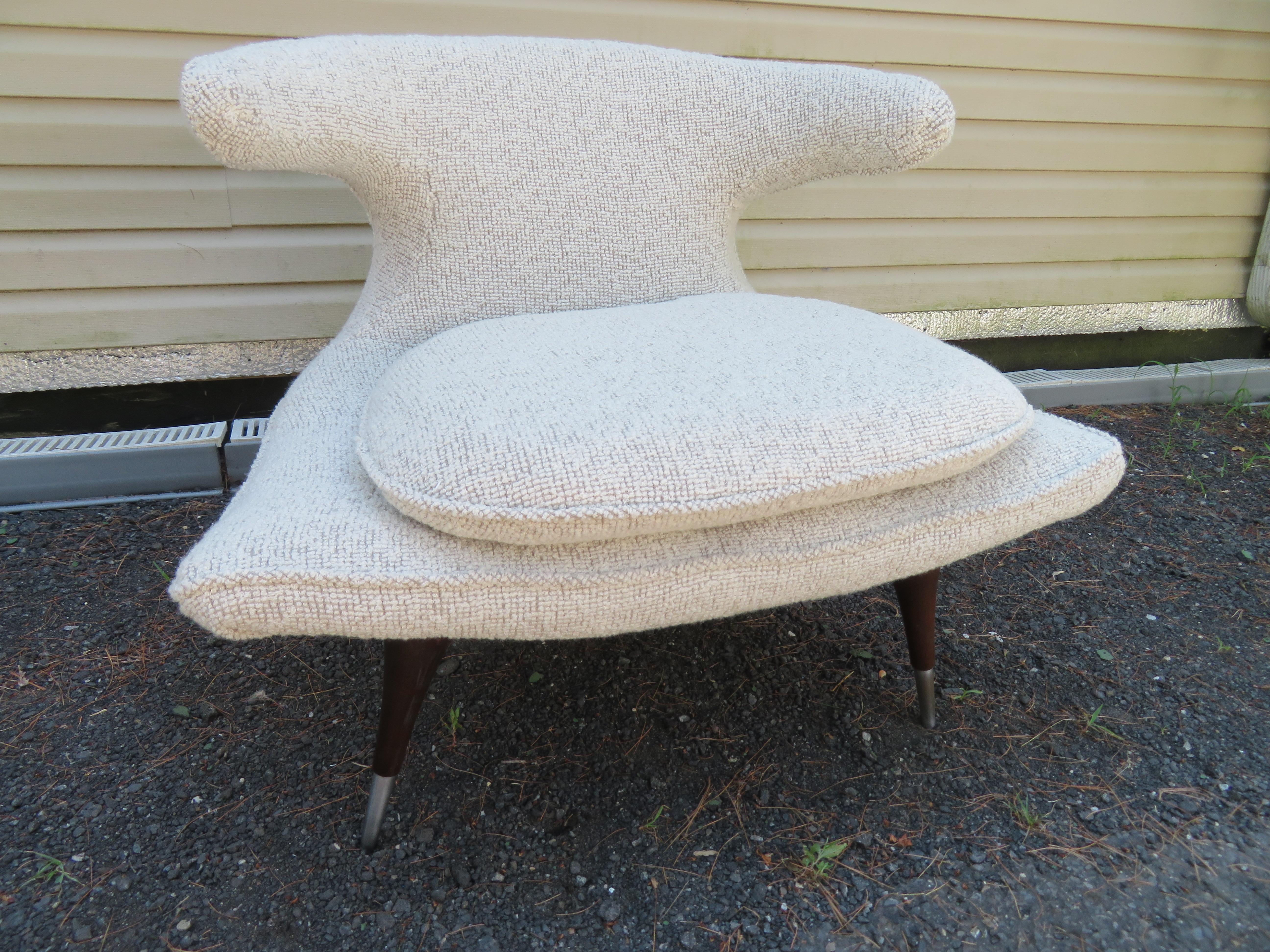 Prchtiges Paar Karpen Horn Chair aus Kalifornien, Mid-Century Modern im Angebot 8