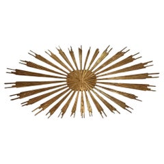 Magnífico gran estornino tallado y dorado del siglo XVIII