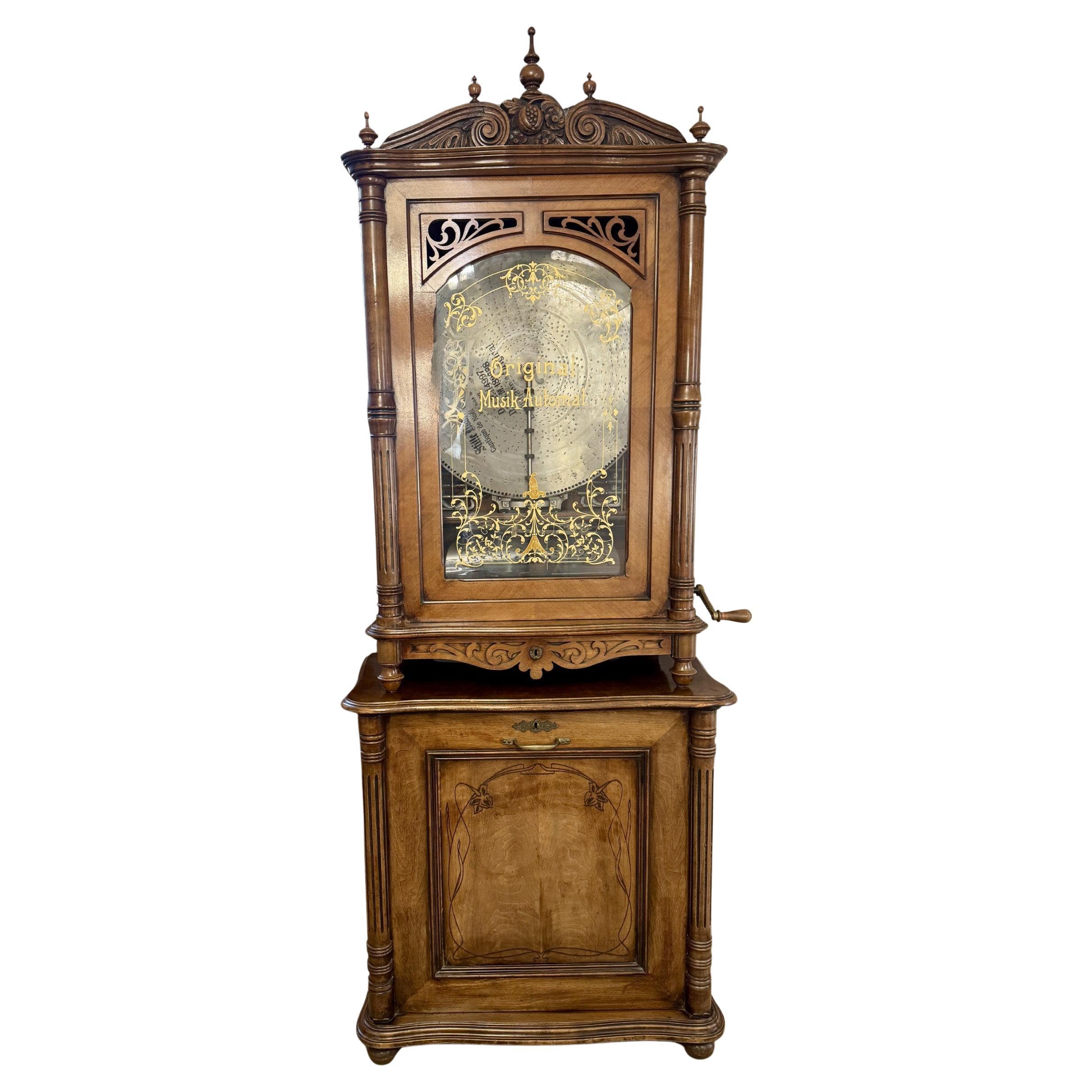 Magnifico grande musik-automat originale del 19° secolo in vendita