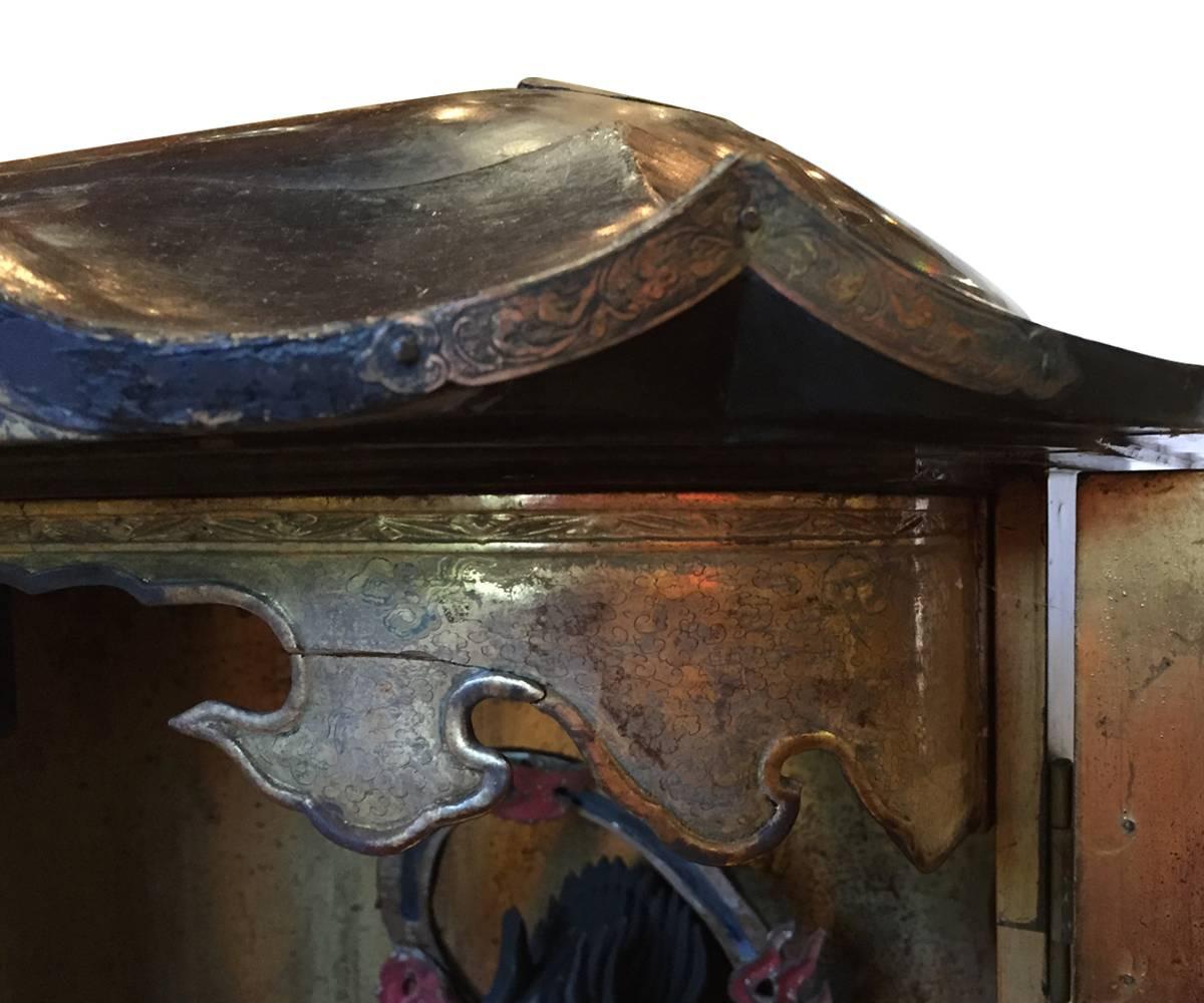 19th Century Magnificent Large Antique Japanese Zushi Shrine