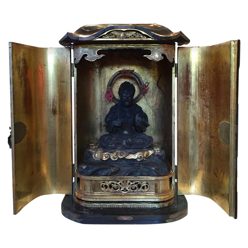 Magnificent Large Antique Japanese Zushi Shrine