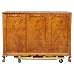 Magnificent Large Claw Foot Chippendale Cabinet