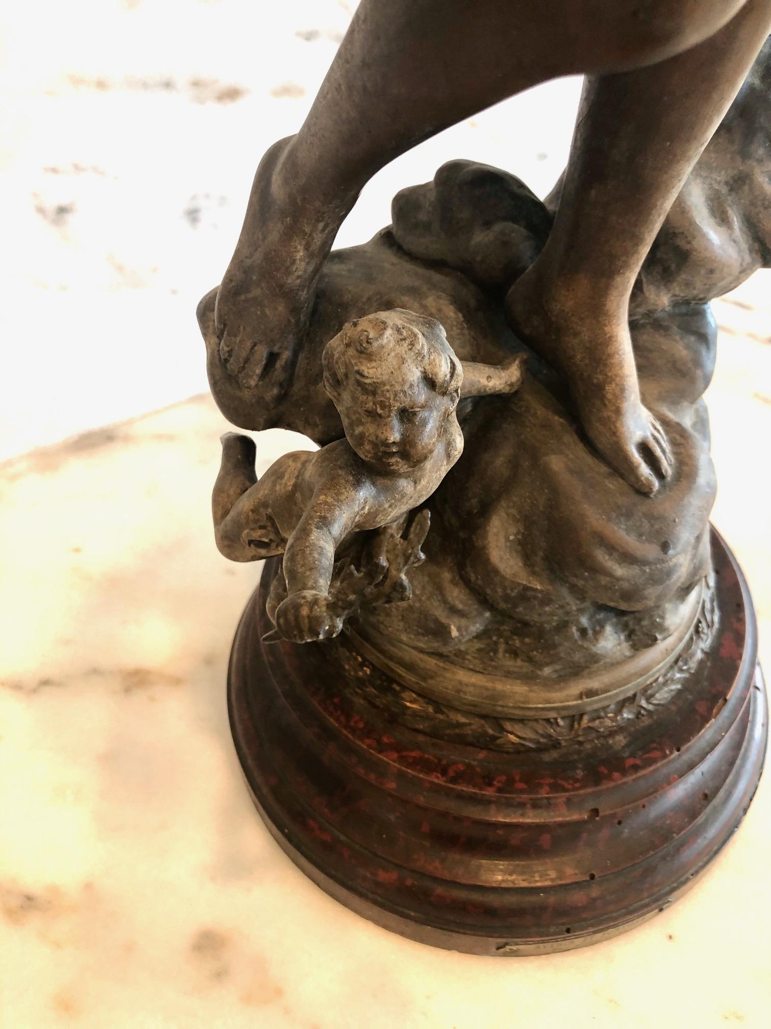 Magnificent Large French 19th Century Bronze Sculpture 6