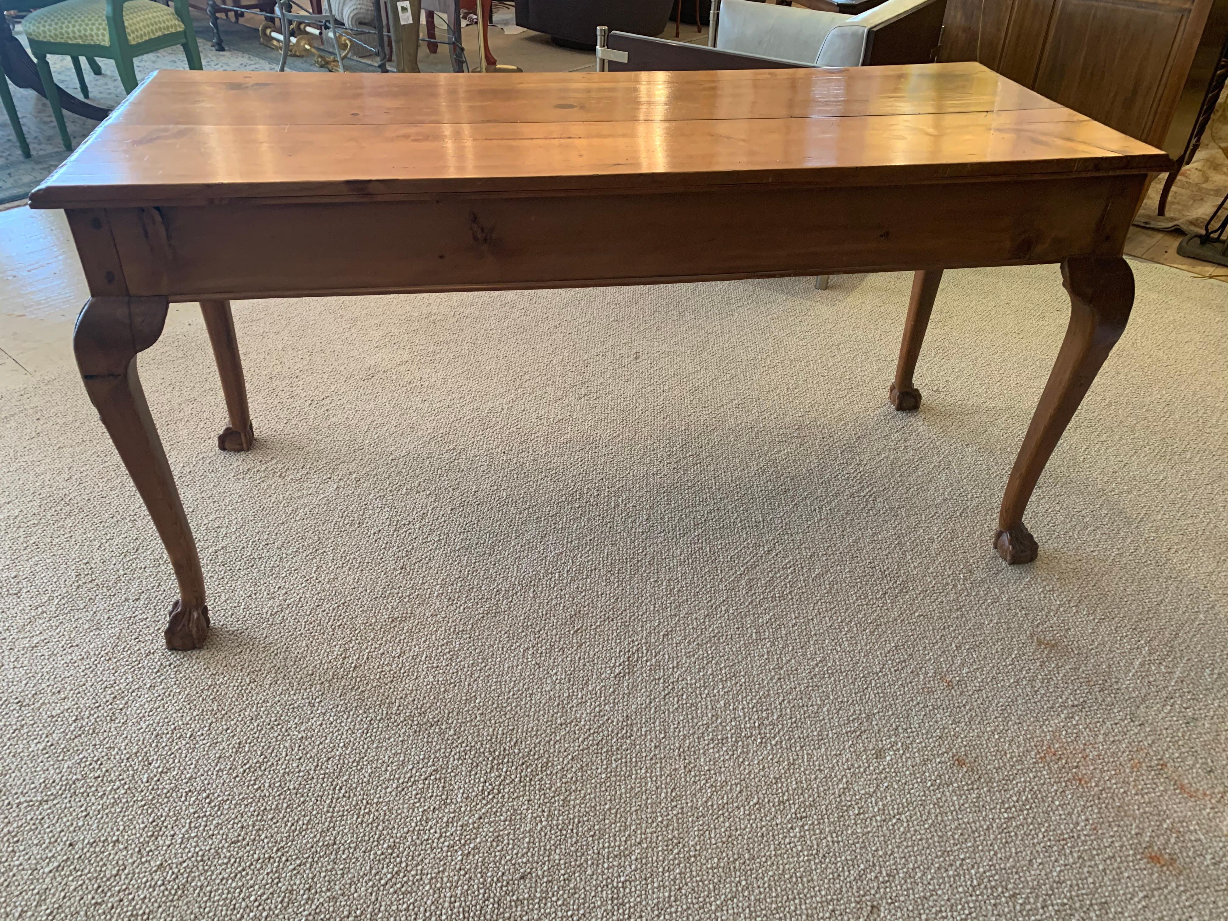 Magnificent Large Georgian Carved Wood Irish Serving Table Console 7