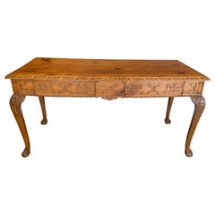 Magnificent Large Georgian Carved Wood Irish Serving Table Console