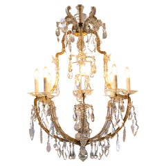 Antique Magnificent Large Lobmeyr Maria Theresia Baroque Chandelier 20th Century