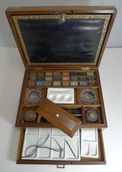 Magnificent Large Reeves & Sons Artist / Watercolor Box, circa 1860