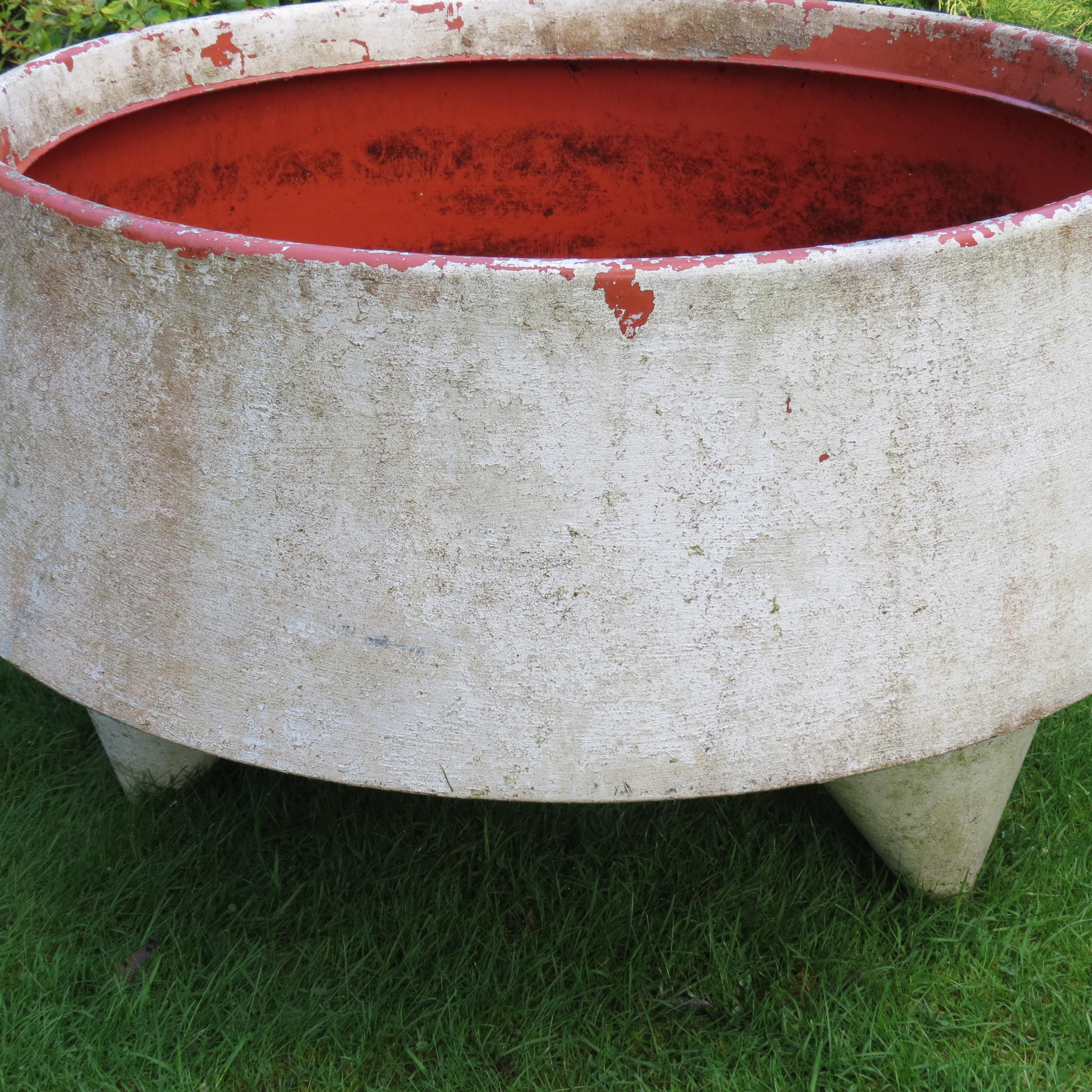 Magnífica jardinera modernista blanca grande 1990 en Bueno Estado en Stow on the Wold, GB