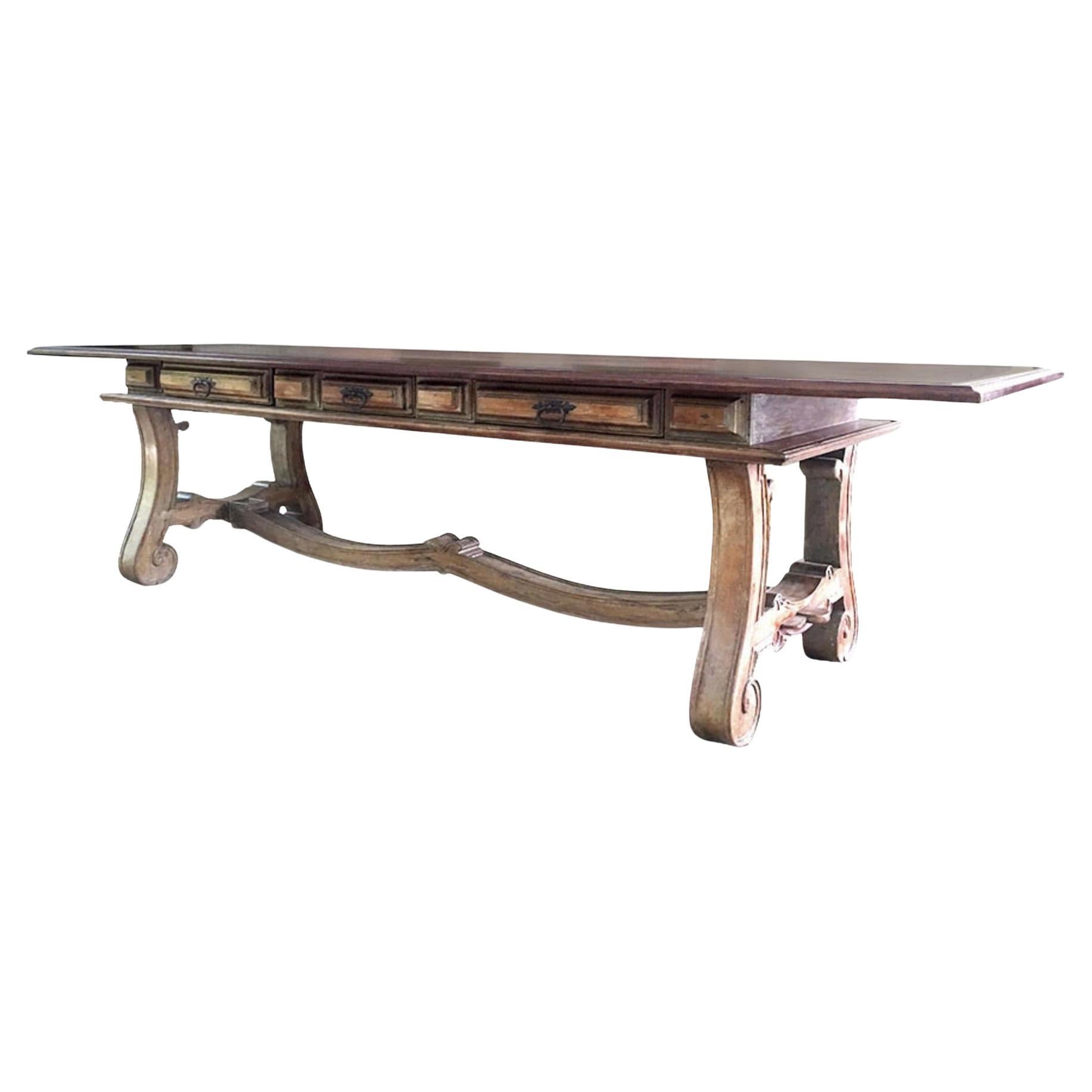 Prächtiger brasilianischer Kolonial-Esstisch des späten 19. Jahrhunderts 315cm / 10.3ft
