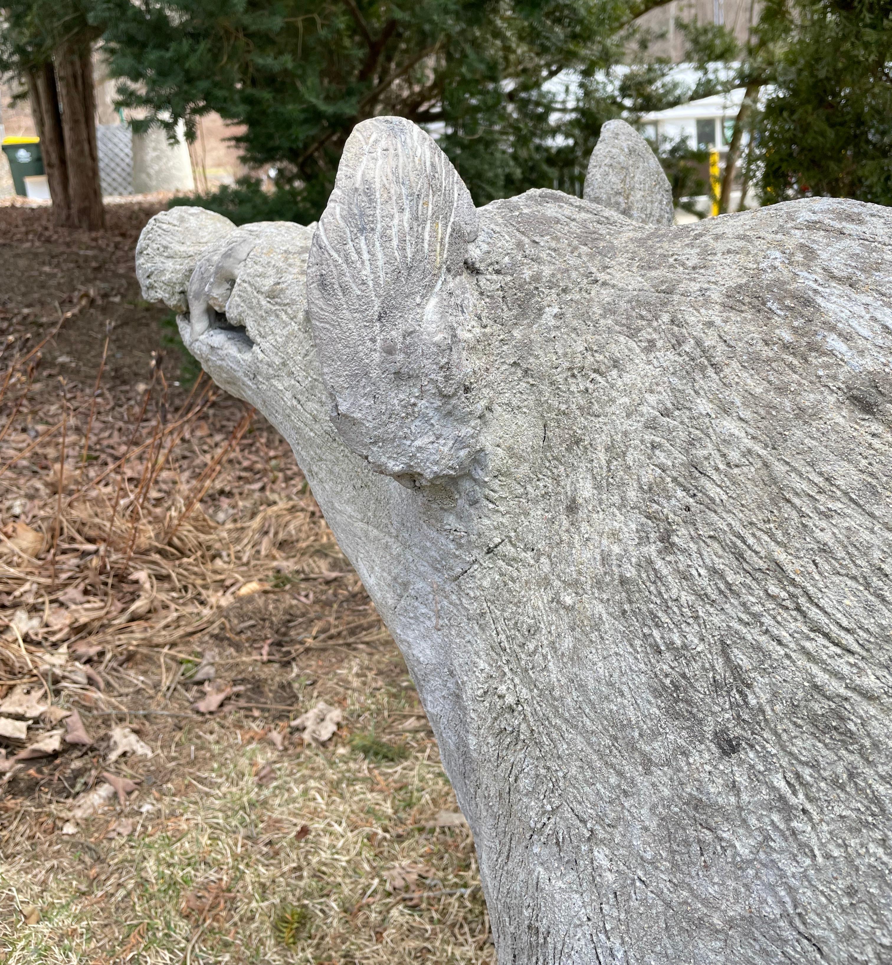 Hand-Carved Magnificent Life-Size French 