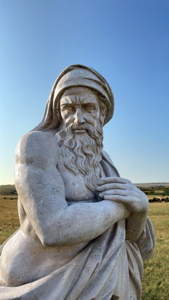 Magnificent Life-Size Marble Sculpture from Italy 180 CM