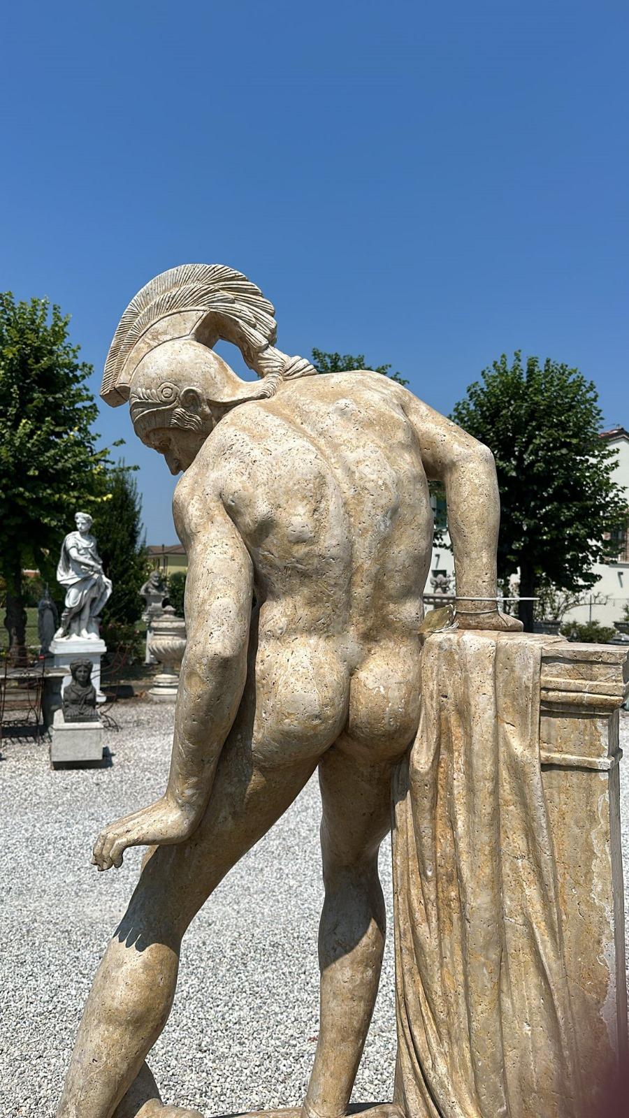 Magnífica escultura de mármol a tamaño natural de Italia 180 CM en Bueno estado para la venta en Madrid, ES