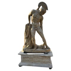 Prächtige lebensgroße Marmorskulptur in Lebensgröße aus Italien 180 CM