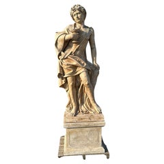 Magnifica scultura in marmo a grandezza naturale dall'Italia 200 CM BACHO