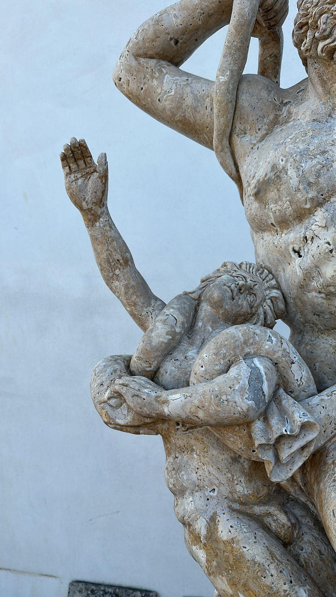 Add a touch of classical elegance to your collection with this magnificent life-size marble sculpture, masterfully crafted from the finest Italian marble. This exceptional piece, meticulously hand-carved, showcases unparalleled quality and detail,