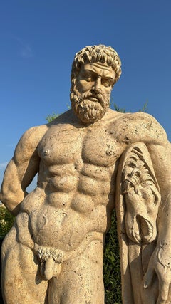 Magnificent Life-Size Marble Sculpture from Italy 240 CM HERCULE