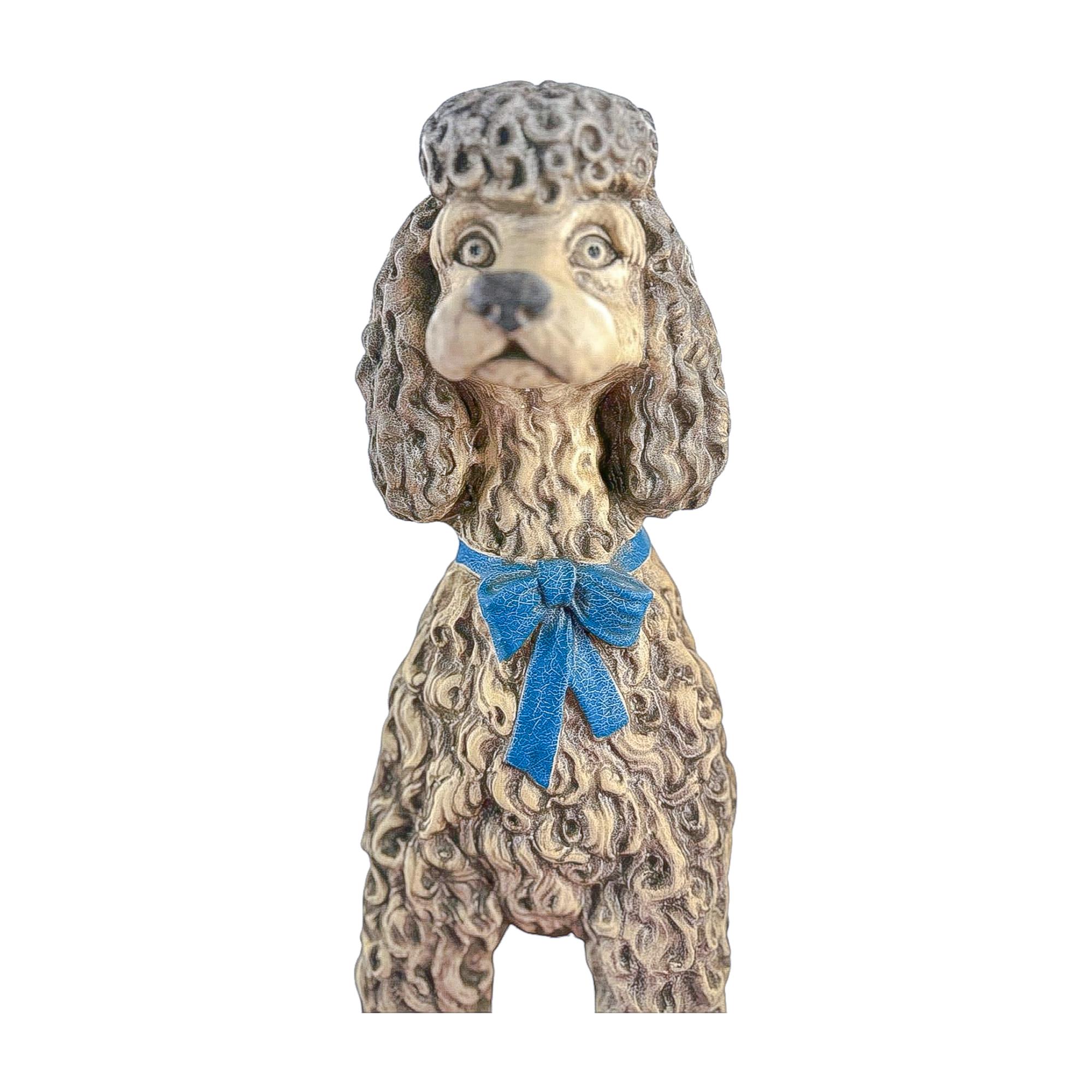 Magnificent Lifesized Poodle Statue For Sale 1