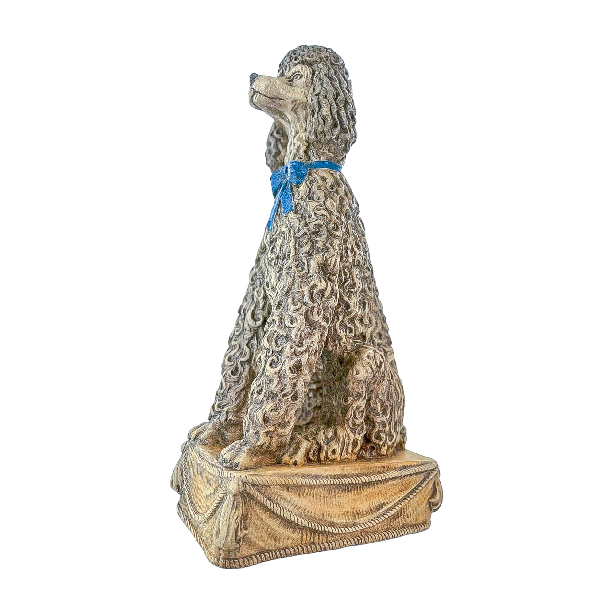Magnificent Lifesized Poodle Statue For Sale 2