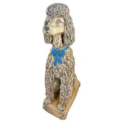 Magnificent Lifesized Poodle Statue