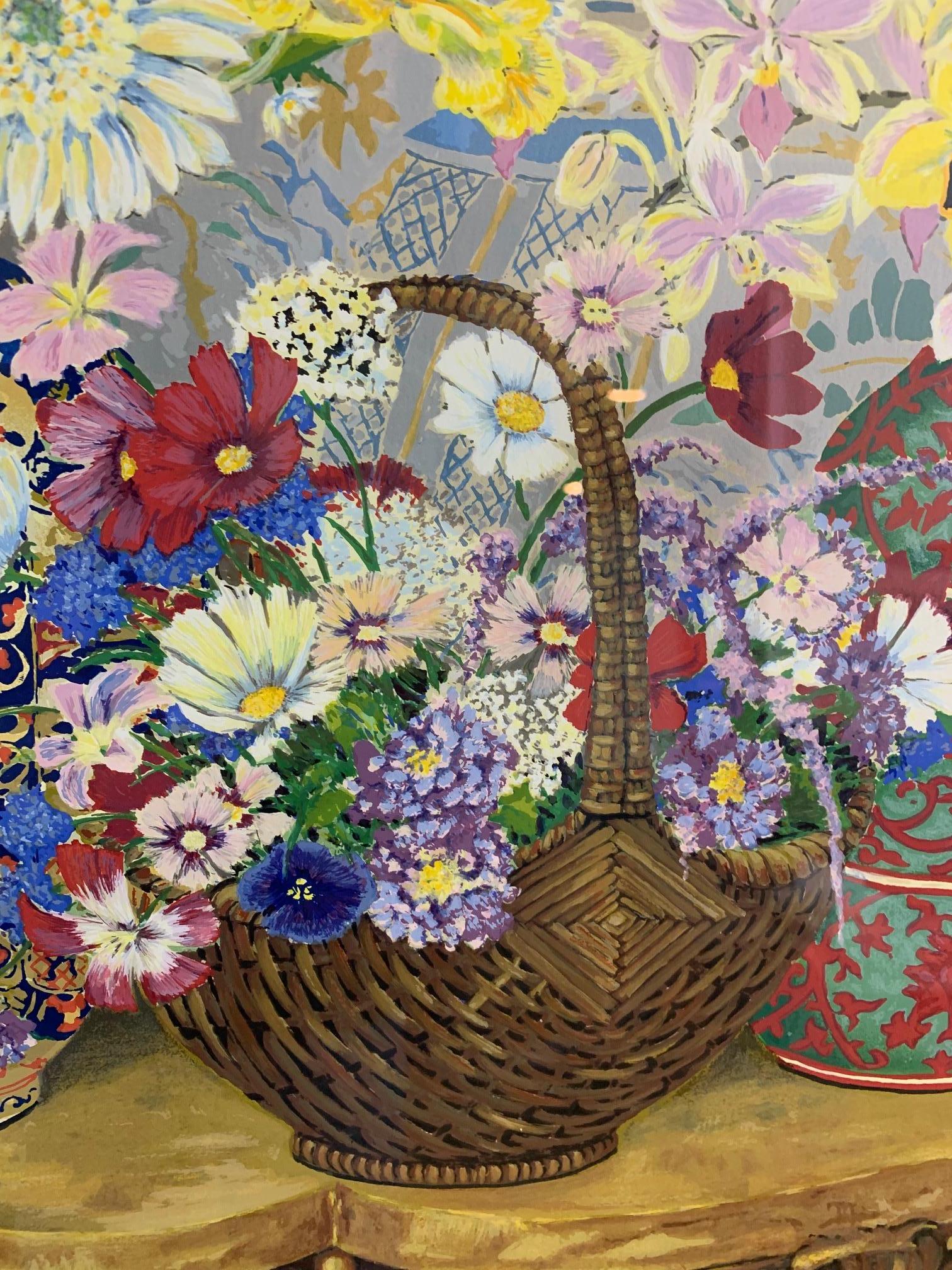 Magnificent Limited Edition Serigraph Still Life by John Powell For Sale 1