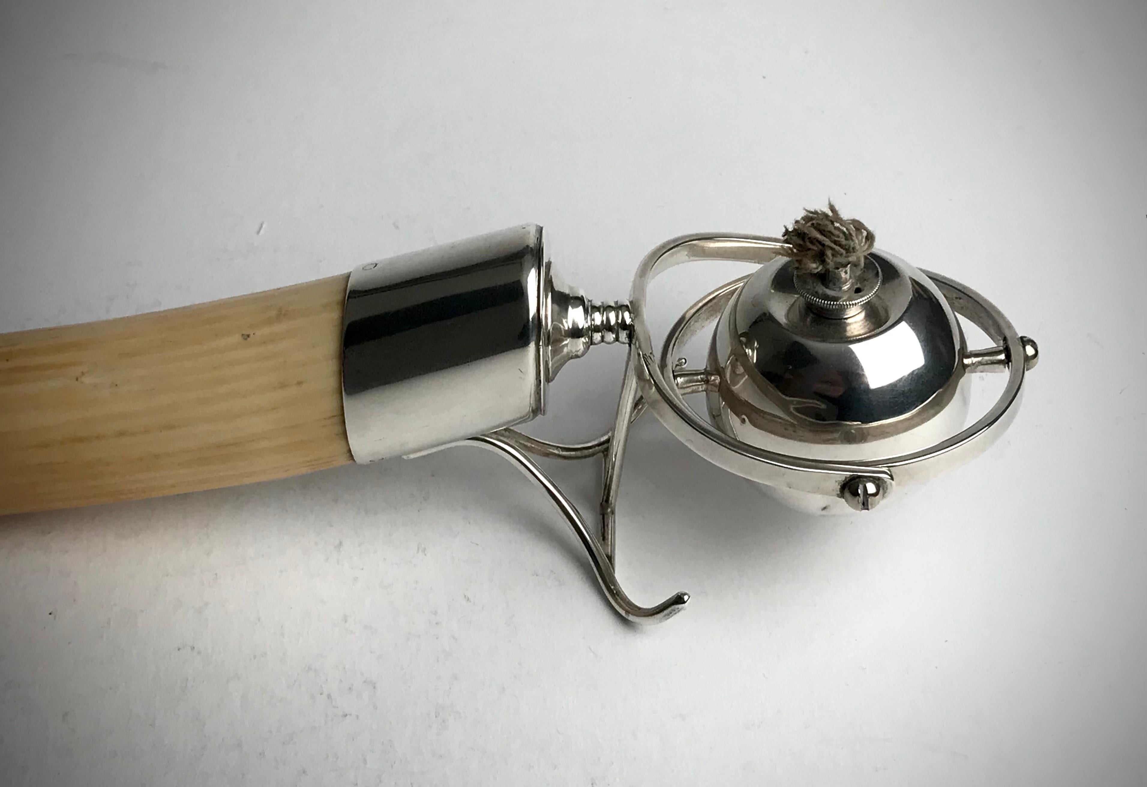 A Magnificent Solid Silver and Walrus Horn Table cigar Lighter, highly collected and still used to this day in gentleman’s clubs in London and  traditional households.

A wonderful piece of social history 

Hallmarked For London 1906
Silversmith