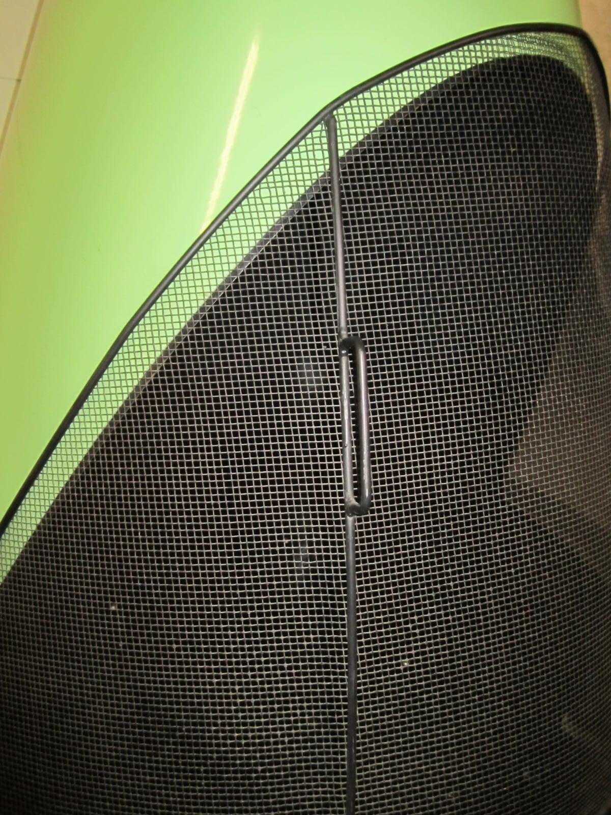 Acier Magnifique cheminée de style Malm en bois de cône rare vert citronnier en vente