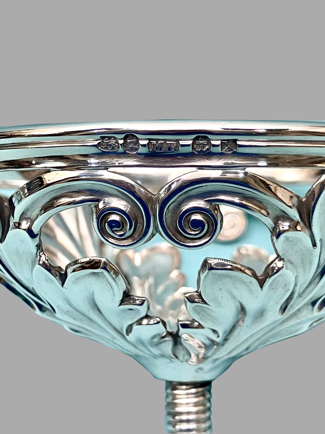 Magnificent Matthew Boulton (1728-1809) Sterling Silver 4 Branch Epergne 9