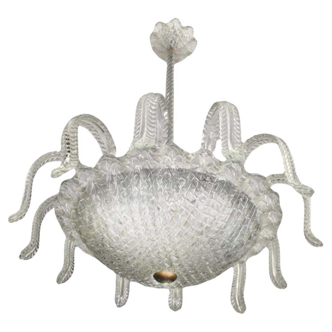 Magnifique Medusina de Barovier &Toso, Murano, années 1950 en vente