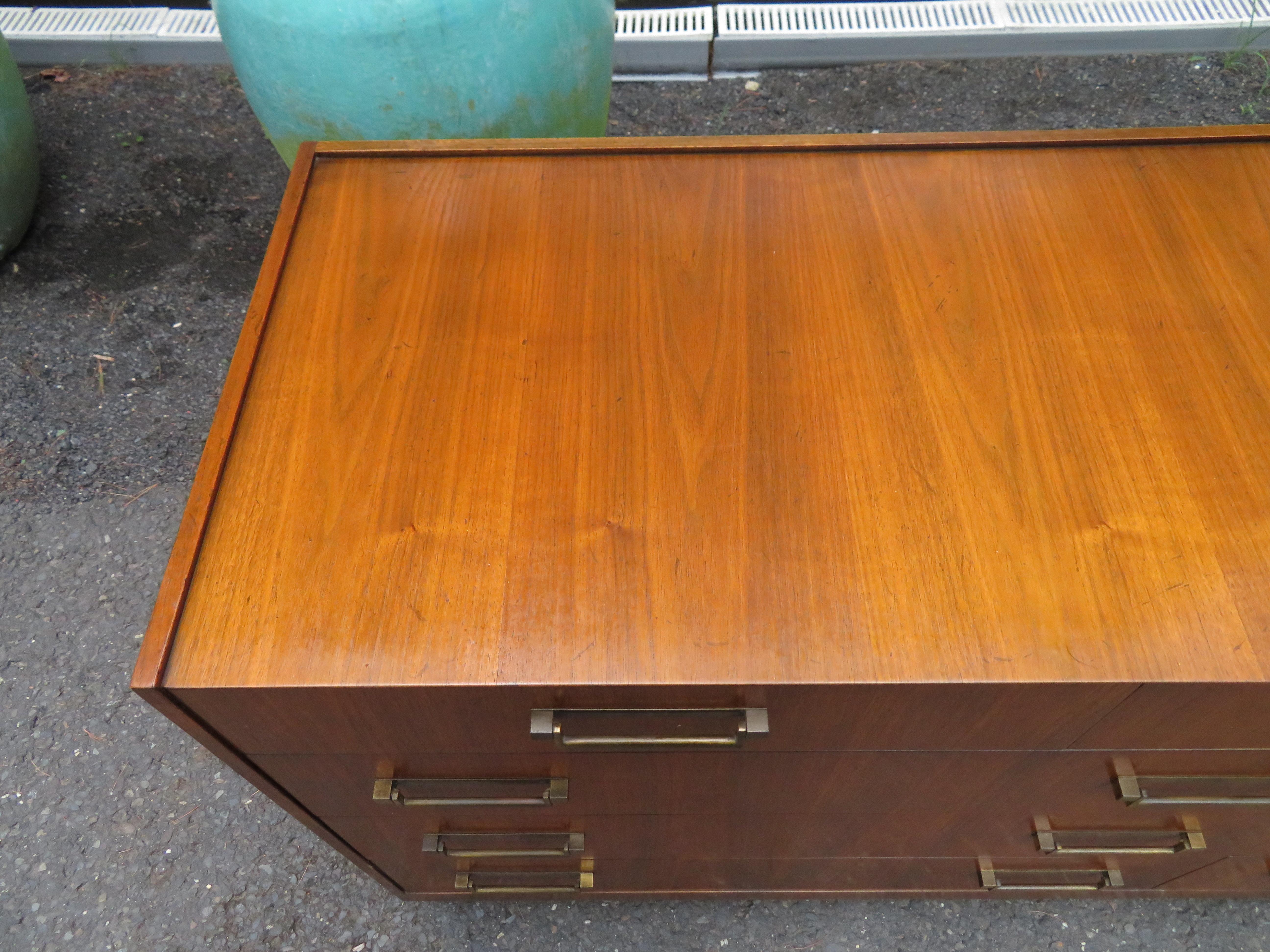 Magnificent Michael Taylor Baker Campaign Chest Mid-Century Modern For Sale 6