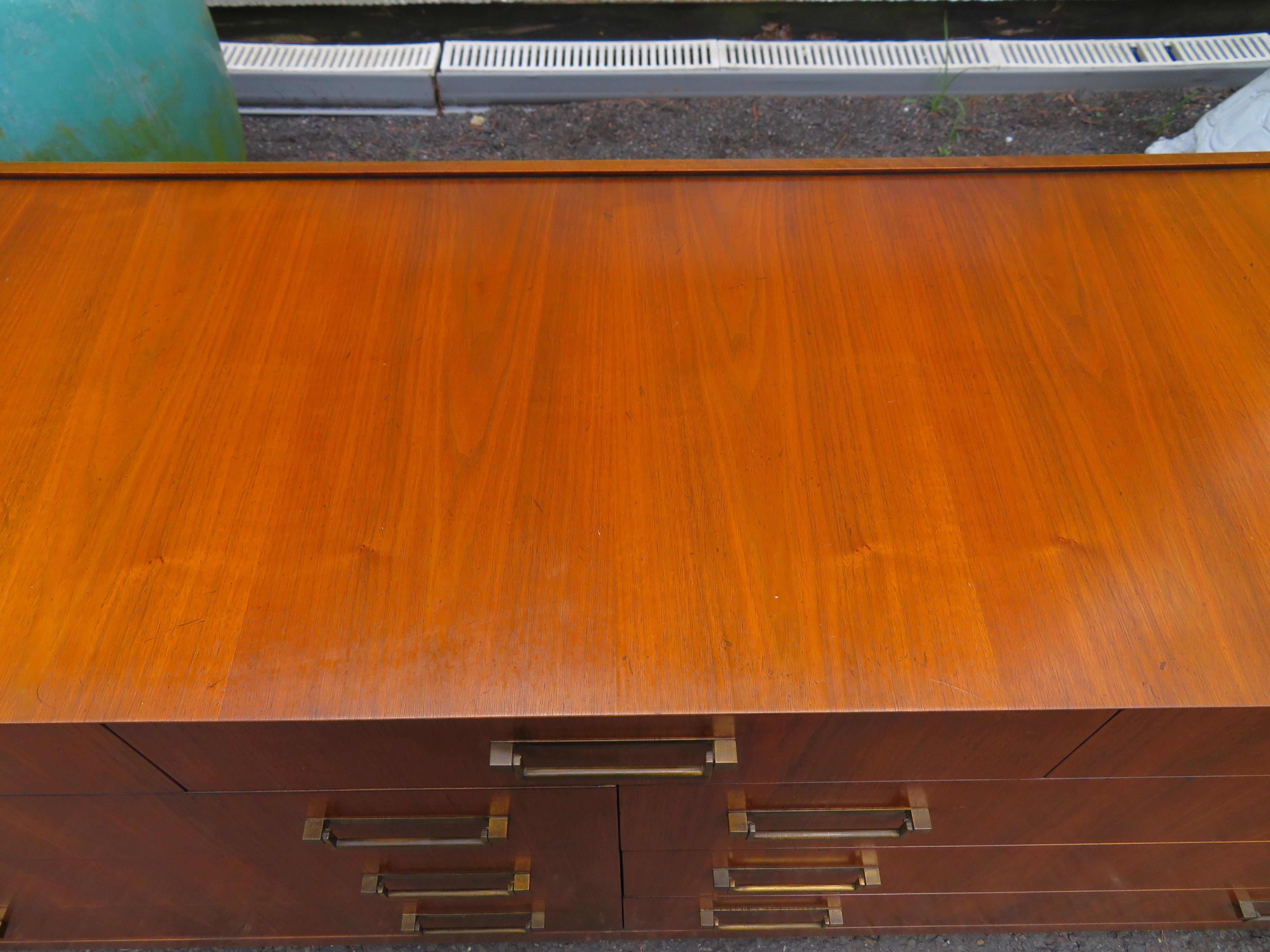 Magnificent Michael Taylor Baker Campaign Chest Mid-Century Modern For Sale 7