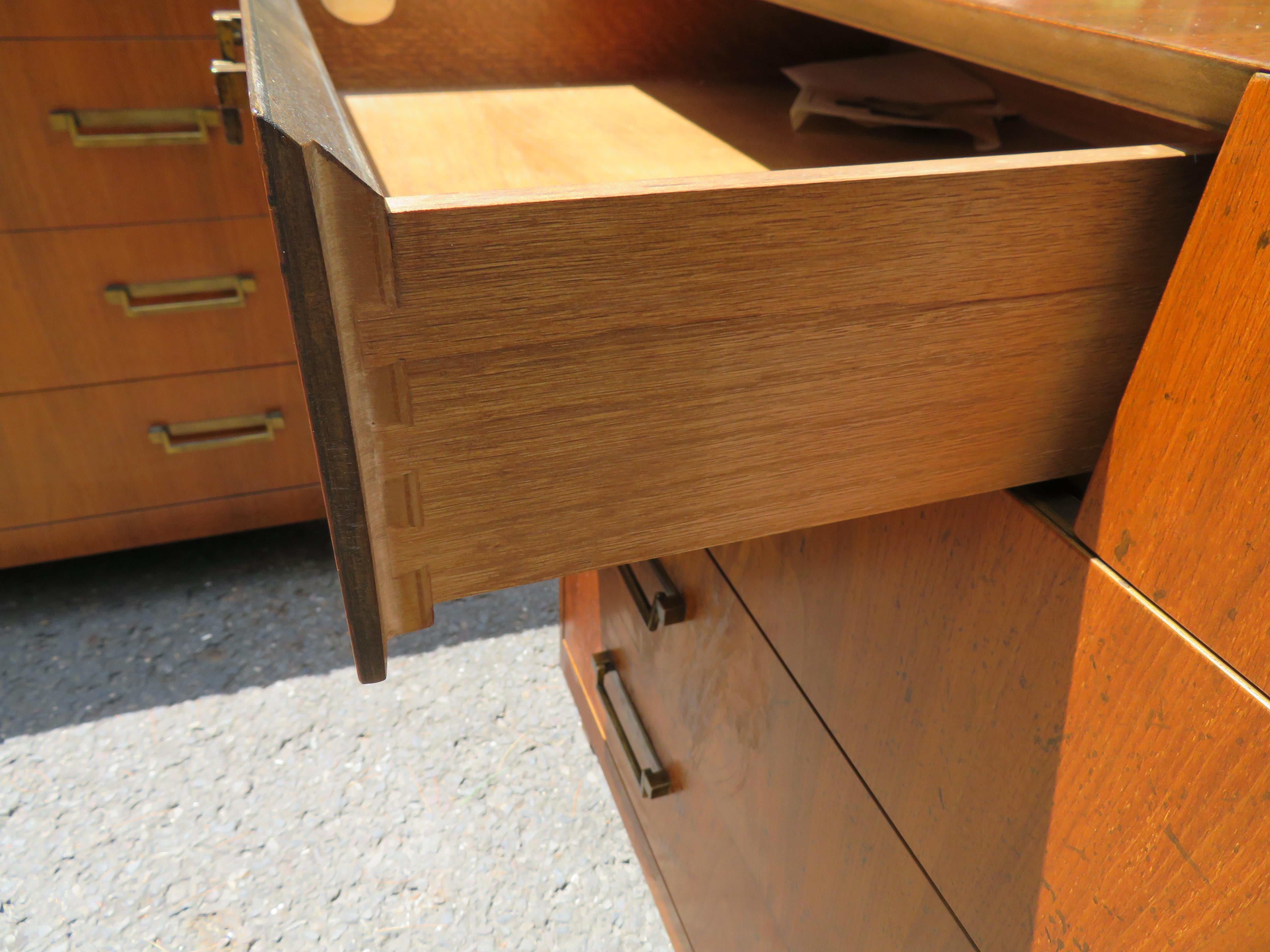 Magnificent Michael Taylor Baker Campaign Chest Mid-Century Modern For Sale 2