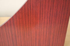 Magnificent Mid Century Modern Red Mahogany Corner Table Rare Paul McCobb 1960s