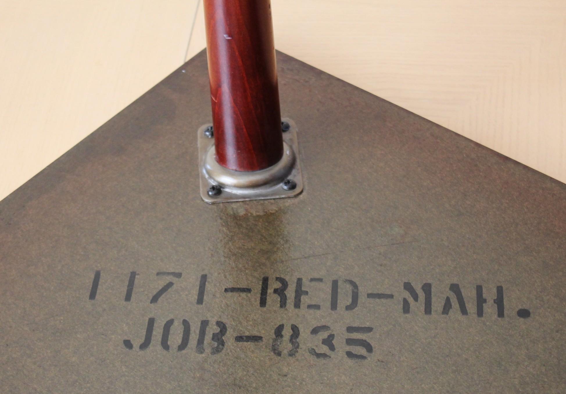 Magnificent Mid Century Modern Red Mahogany Corner Table Rare Paul McCobb 1960s For Sale 3