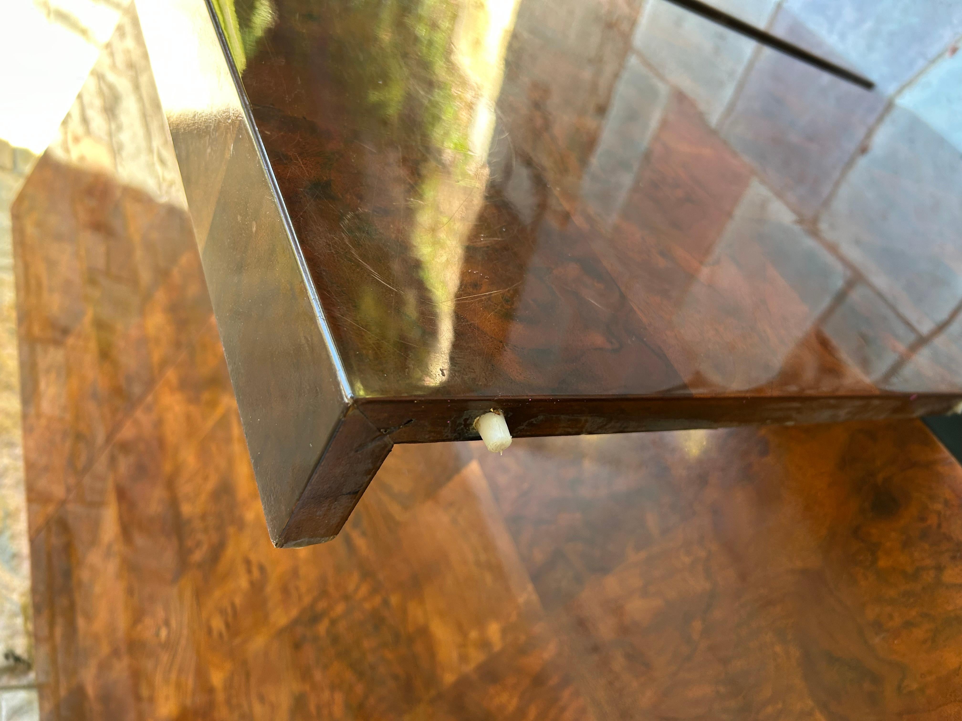 Magnifique table de salle à manger en chrome Milo Baughman, moderne du milieu du siècle dernier en vente 9