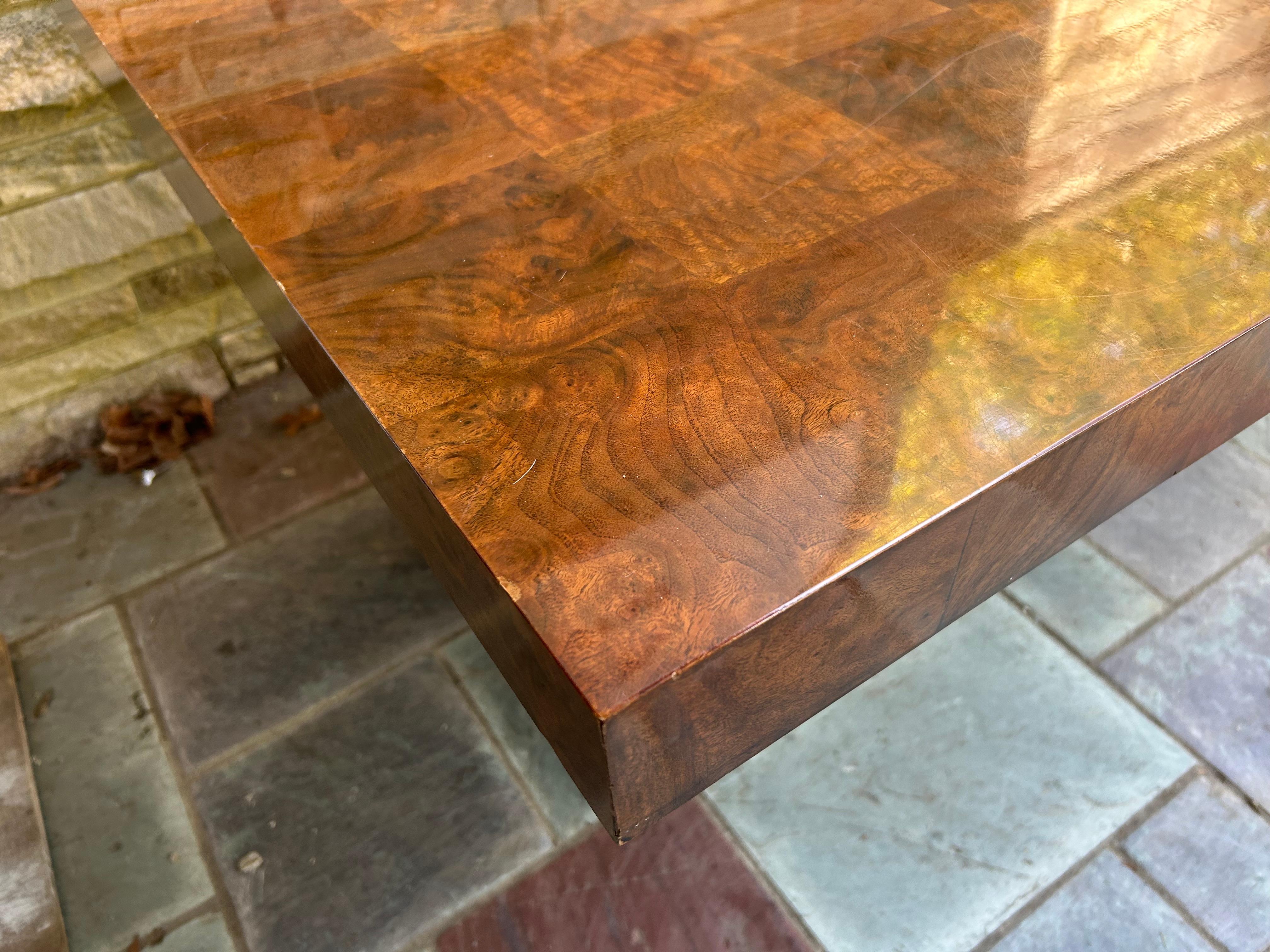 Magnifique table de salle à manger en chrome Milo Baughman, moderne du milieu du siècle dernier en vente 1