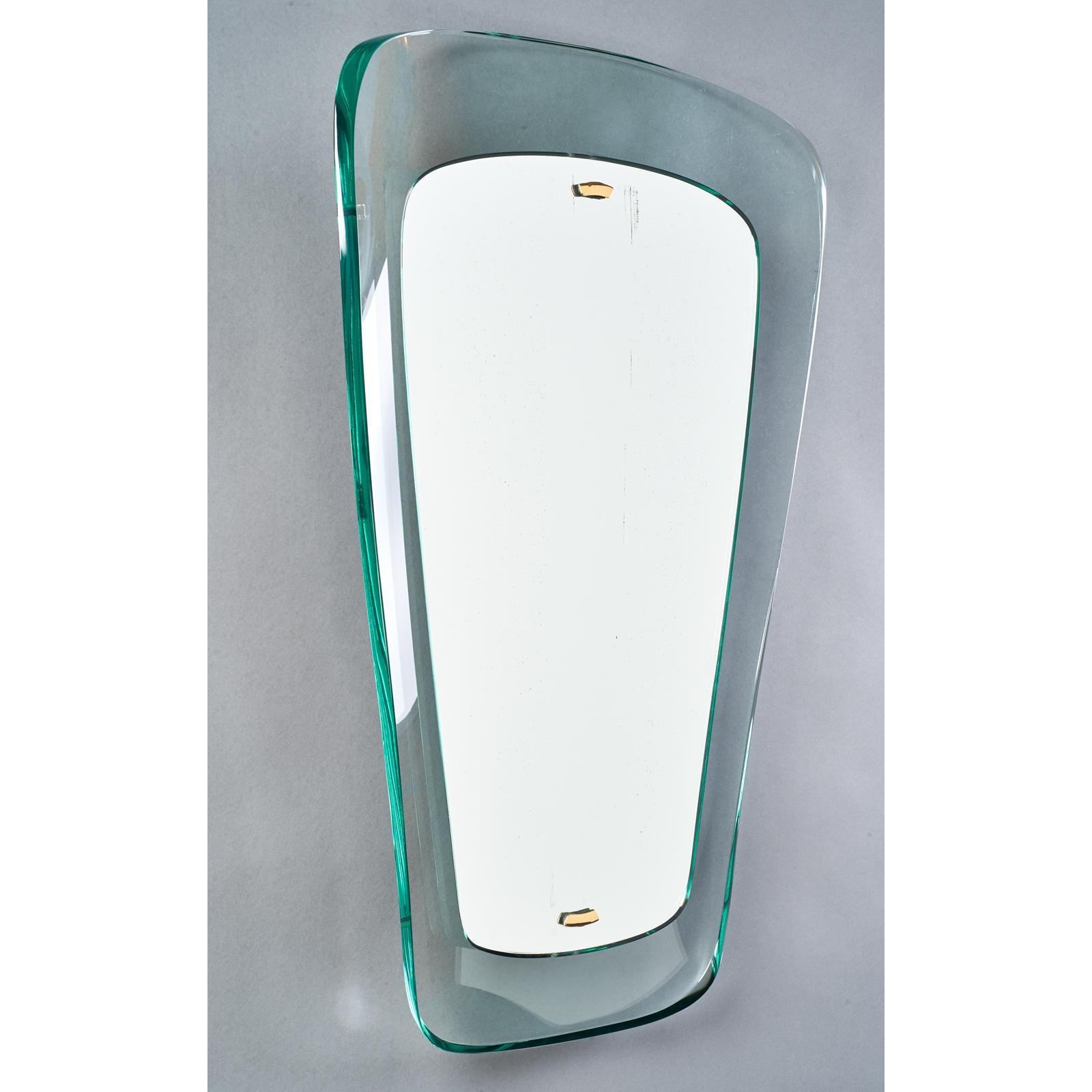 Magnificent Mirror by Max Ingrand for Fontana Arte, Italy, 1950s In Good Condition For Sale In New York, NY