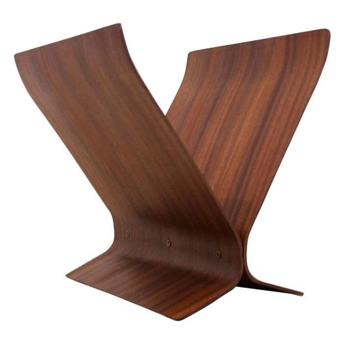 Magnificent Modern Bentwood Magazine Rack by Paul Rowan for Umbra at ...