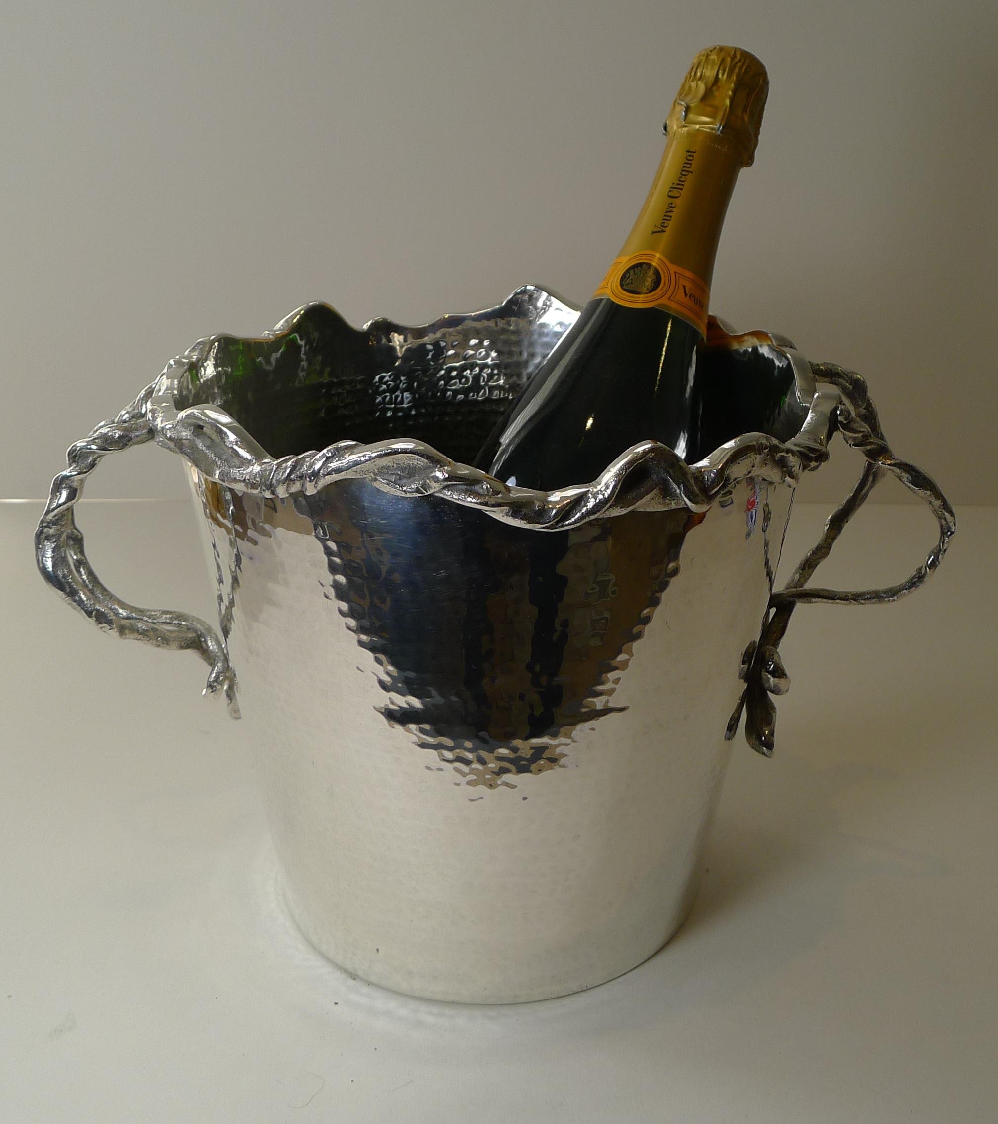Magnificent Modernist Italian Wine Cooler / Champagne Bucket, c.1960 For Sale 6
