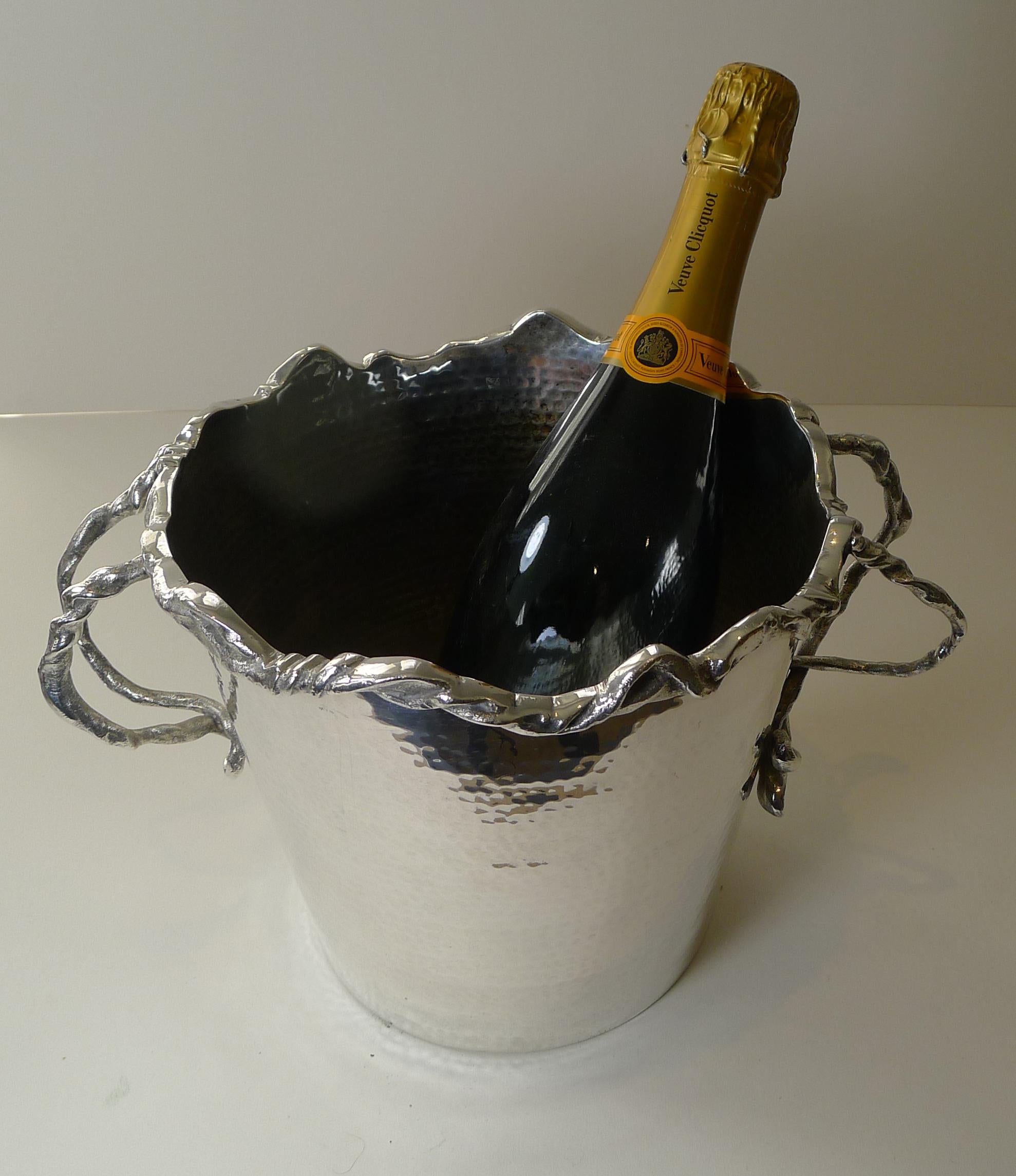 Magnificent Modernist Italian Wine Cooler / Champagne Bucket, c.1960 For Sale 7