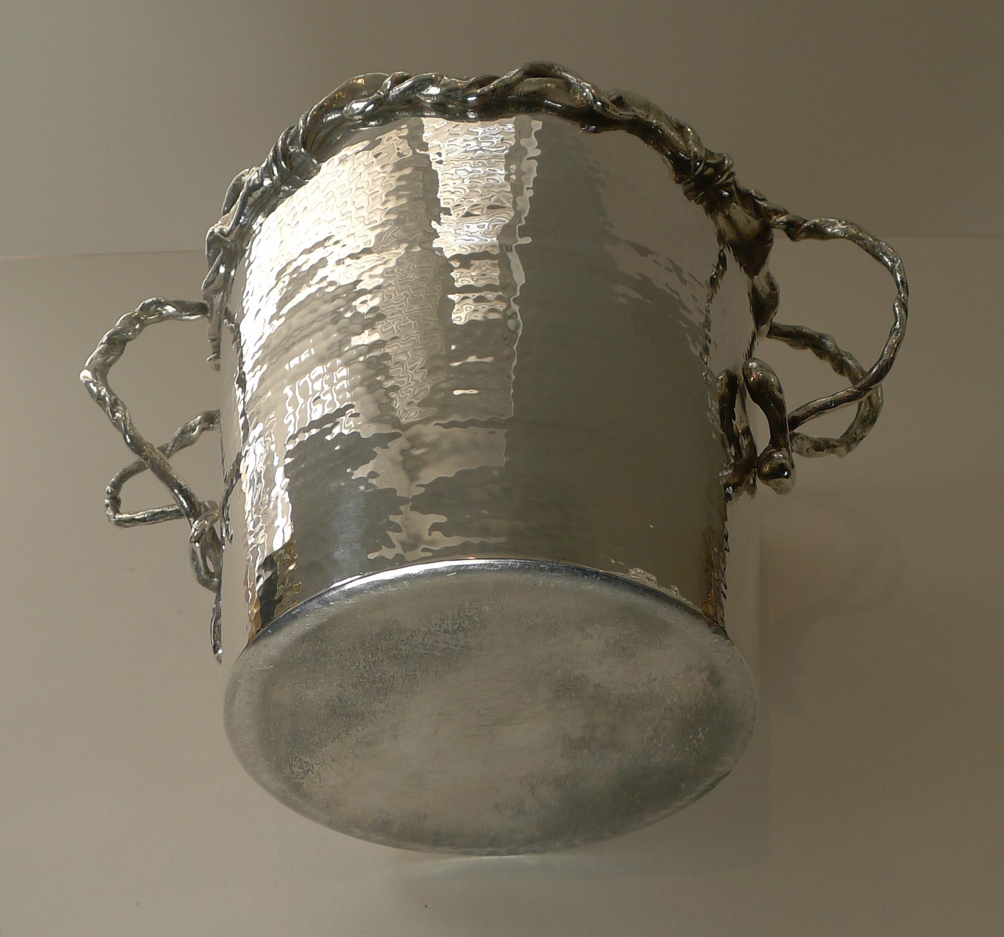 Mid-Century Modern Magnificent Modernist Italian Wine Cooler / Champagne Bucket, c.1960 For Sale