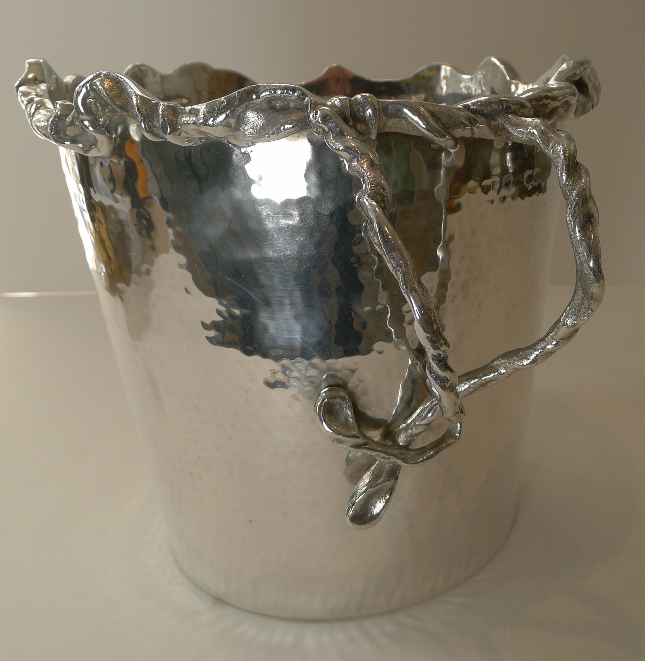 Magnificent Modernist Italian Wine Cooler / Champagne Bucket, c.1960 For Sale 1