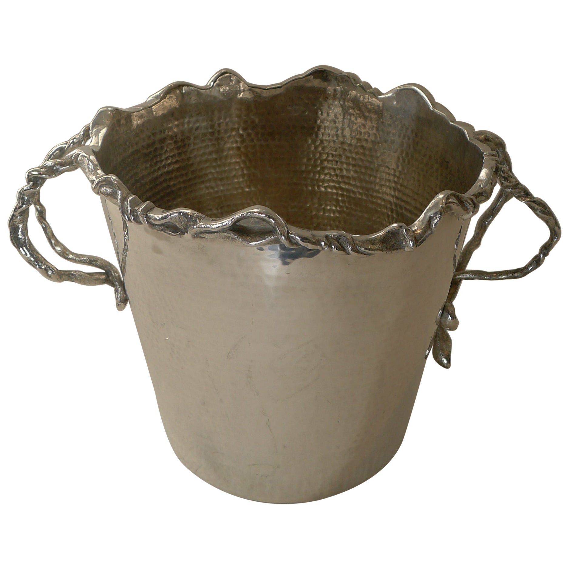 Magnificent Modernist Italian Wine Cooler / Champagne Bucket, c.1960