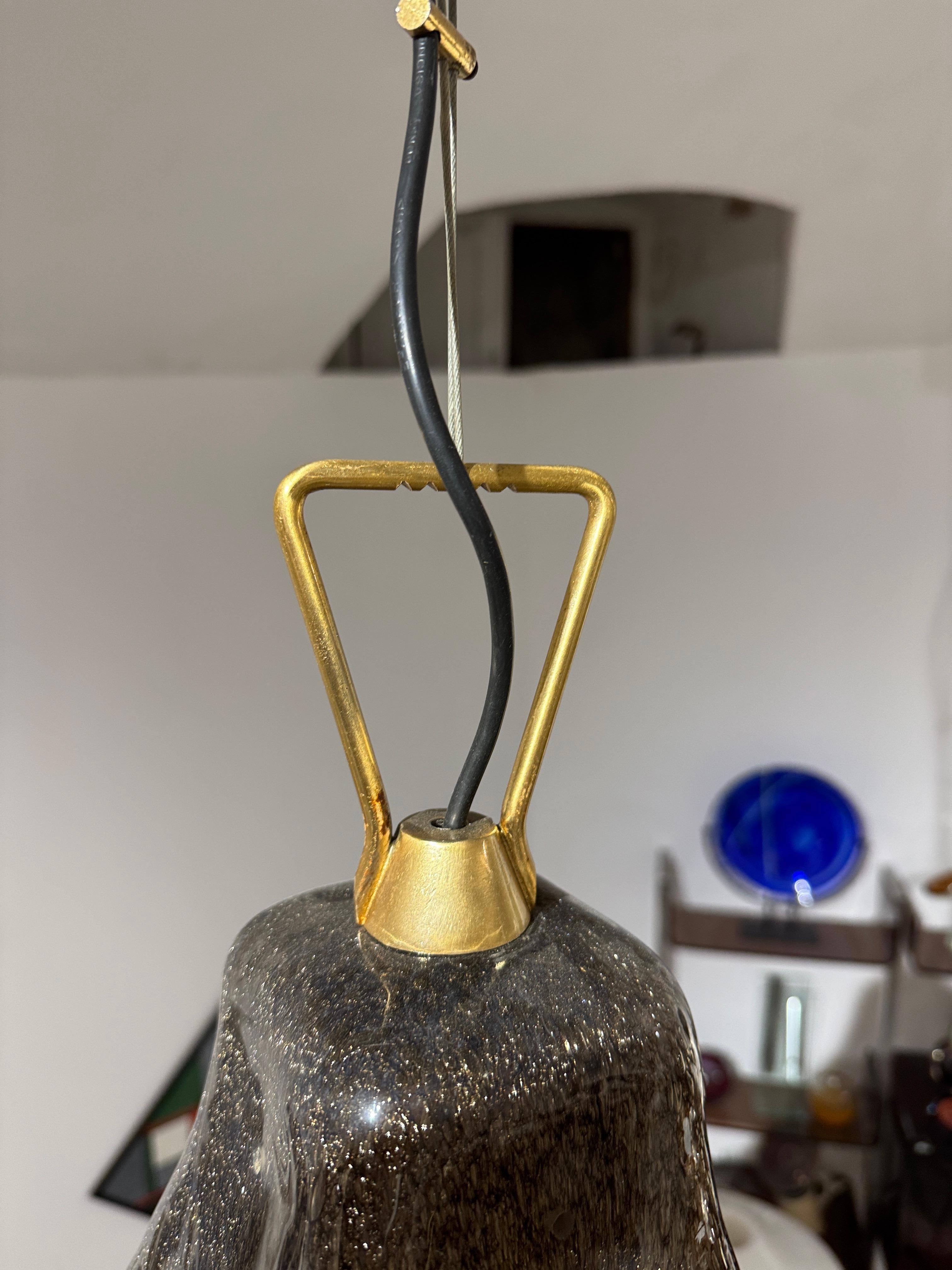 Magnifique lampe suspendue en verre de Murano par Carlo Nason pour Mazzega, Italie, années 1970 11