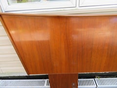 Magnificent Nakashima Style Walnut King-Size Headboard Mid-Century Modern