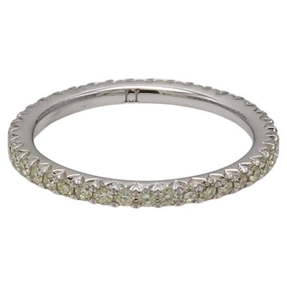 Bracelet d
éternité en or jaune avec diamants ronds naturels de 0,51 carat poids total