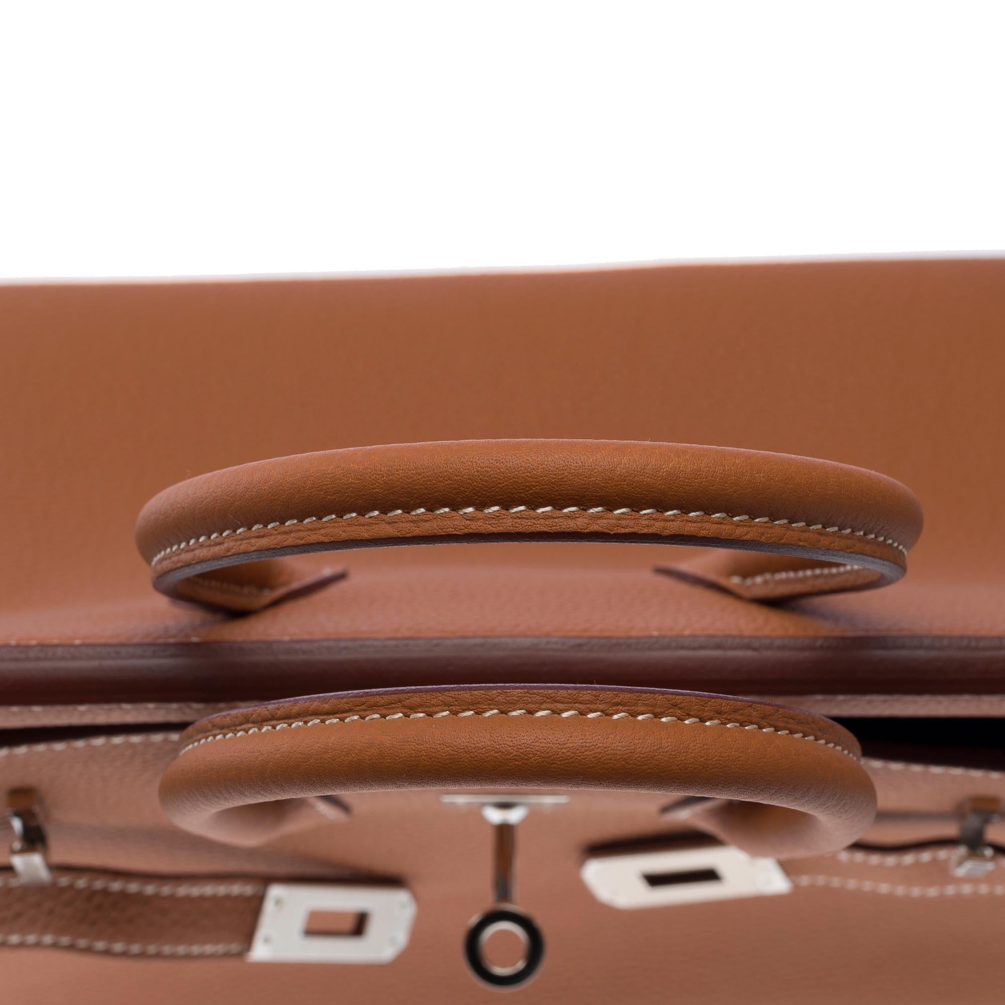 Magnificent New Hermes Birkin 25 handbag in Gold Togo Calf leather, PHW 5