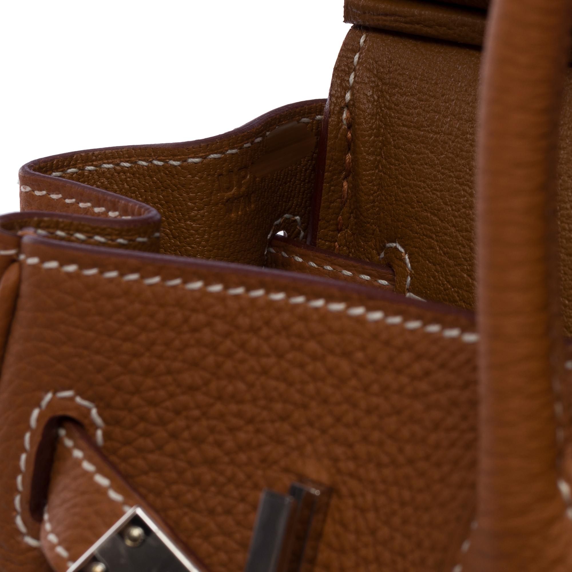 Magnificent New Hermes Birkin 25 handbag in Gold Togo Calf leather, PHW 3
